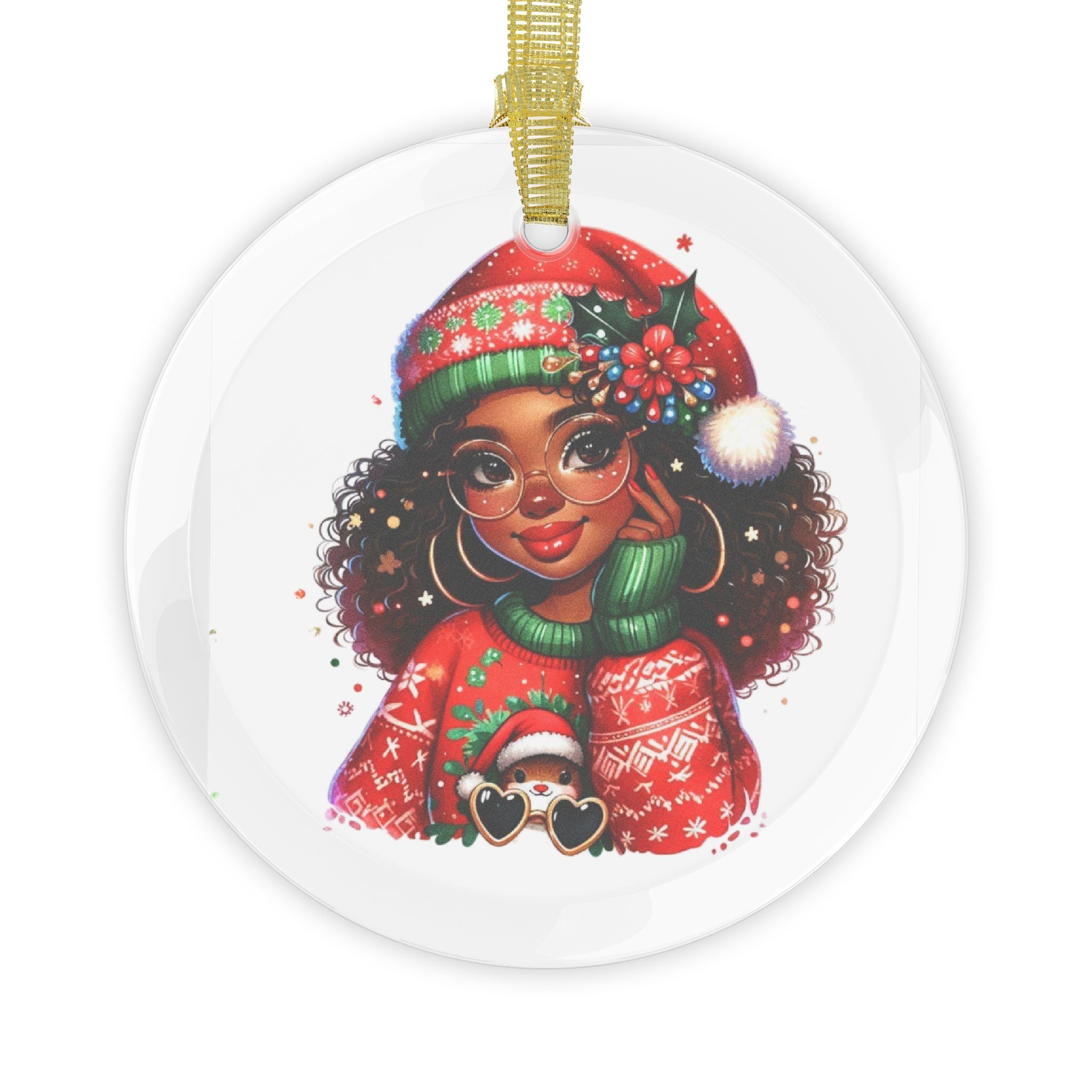 Festive Glass Ornaments, Christmas Decor, Holiday Decorations, Personalized Gifts, Character Designs, Tree Ornaments