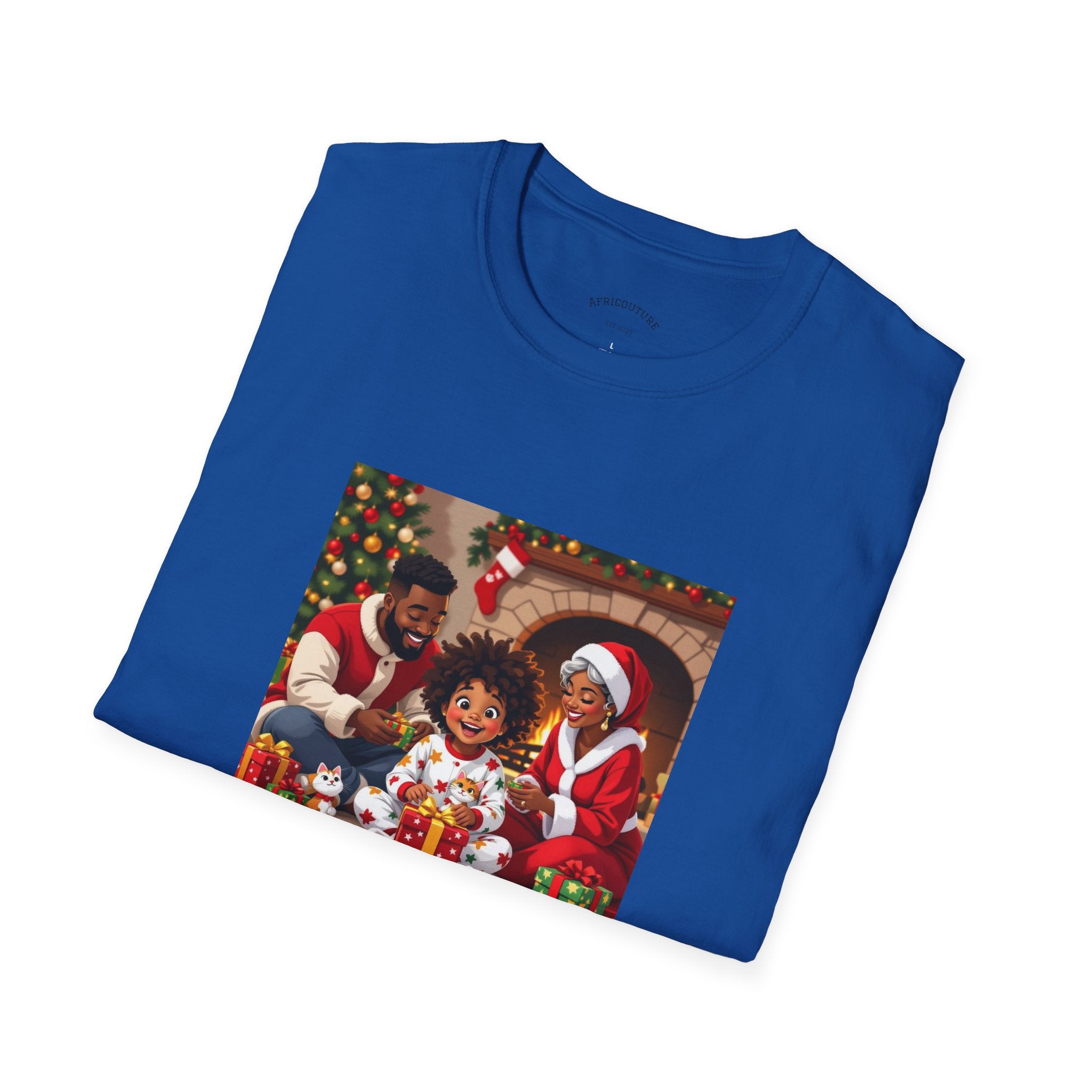 Christmas Family Moments T-Shirt | Softstyle Unisex Tee | Holiday Gift | Merry Moments | Warm Hearts