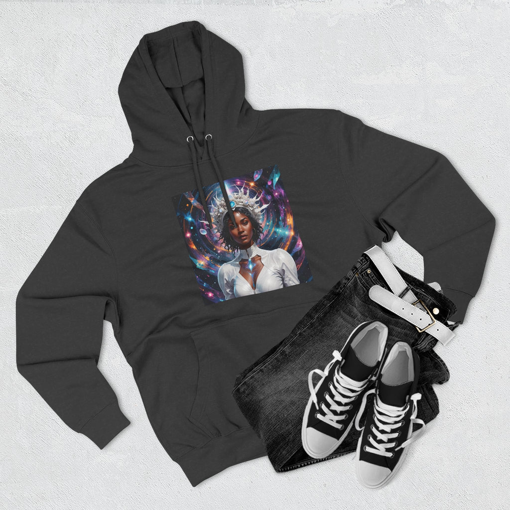 Stardust Soul Three-Panel Fleece Hoodie | Cosmic Art Pullover, Inspirational Gift, Unique Hoodie for Women, Spiritual Apparel, [...]