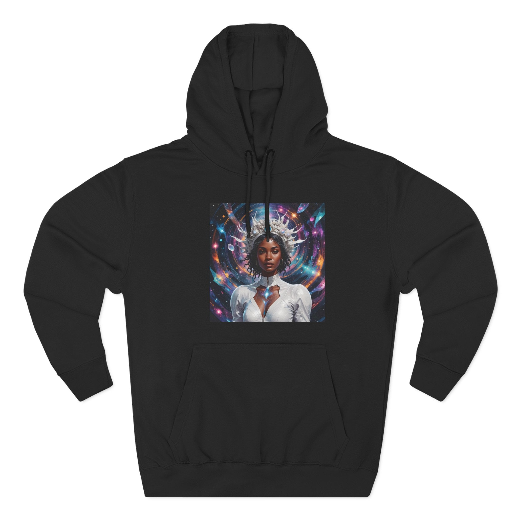 Stardust Soul Three-Panel Fleece Hoodie | Cosmic Art Pullover, Inspirational Gift, Unique Hoodie for Women, Spiritual Apparel, [...]