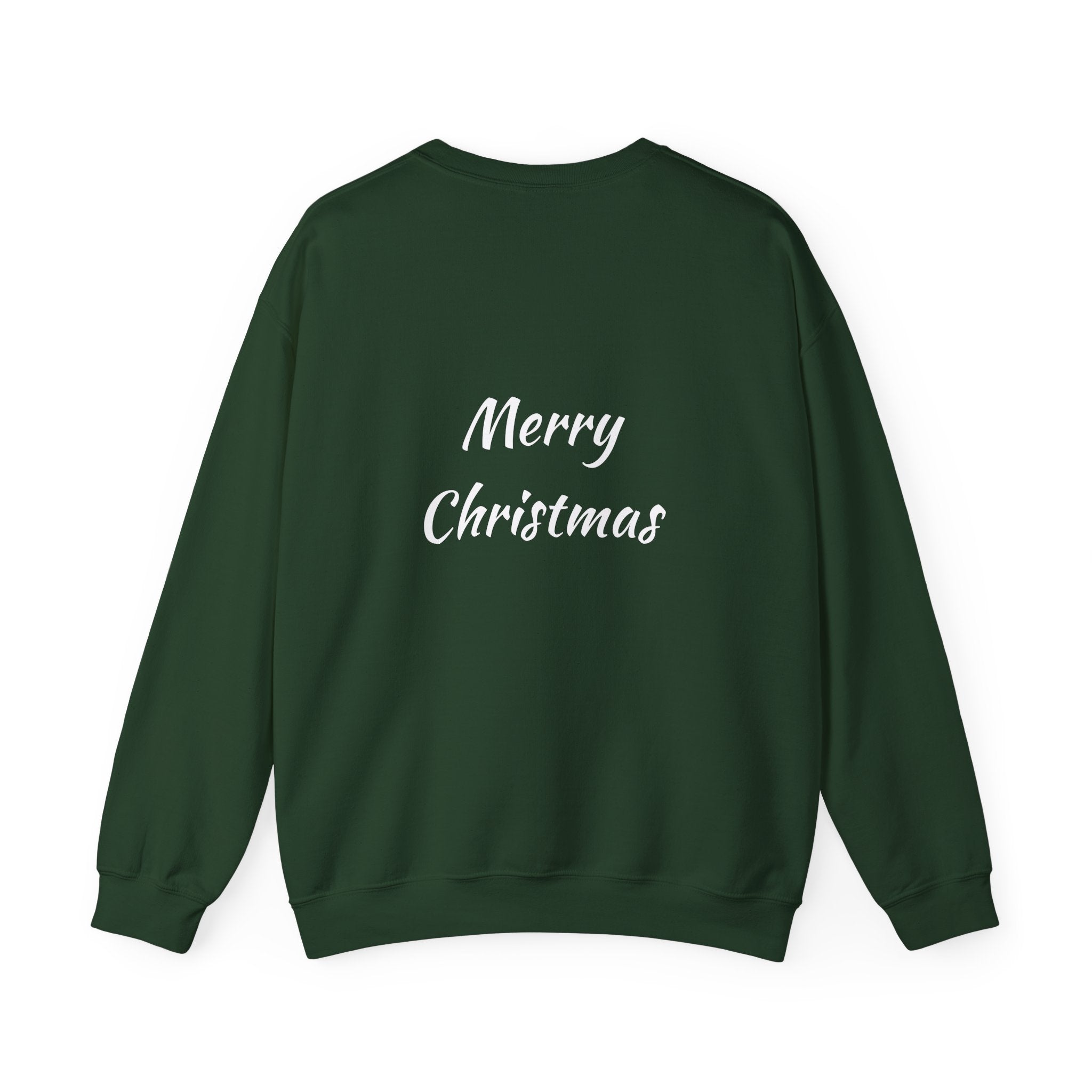 Christmas Sweatshirt - Blue Santa Claus Holiday Crewneck