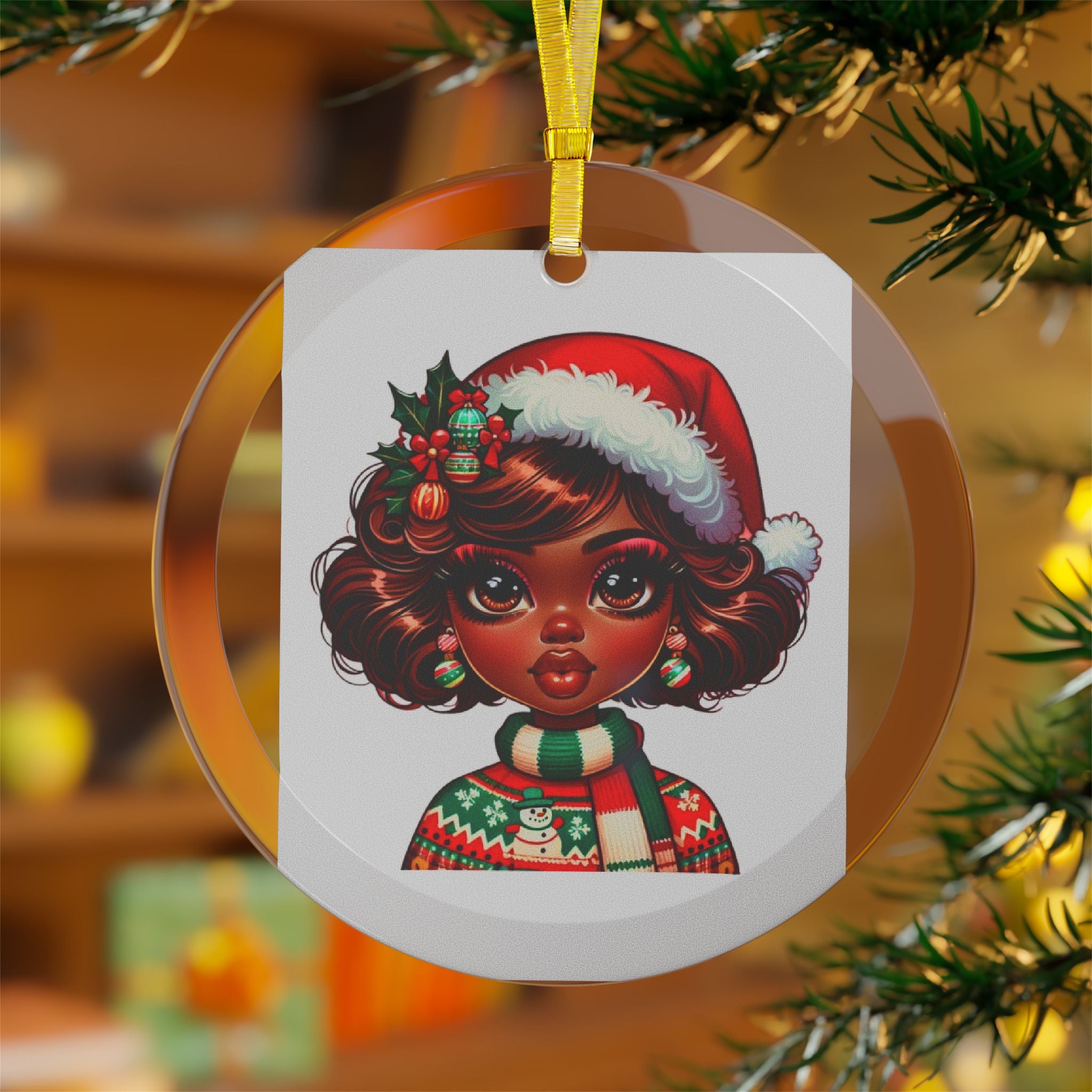 Queens of Christmas Glass Ornament — Beauty & Magic Holiday Collectible 2025