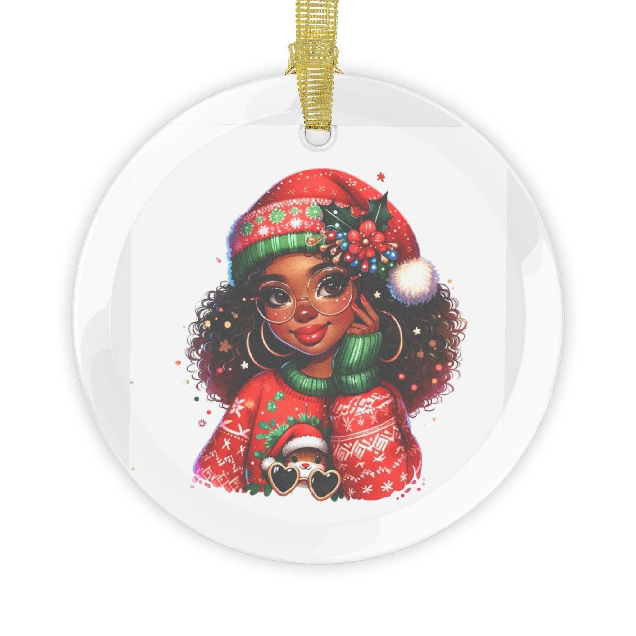 Queens of Christmas Glass Ornament — Holiday 2025 Beauty & Magic Collector’s Ornament