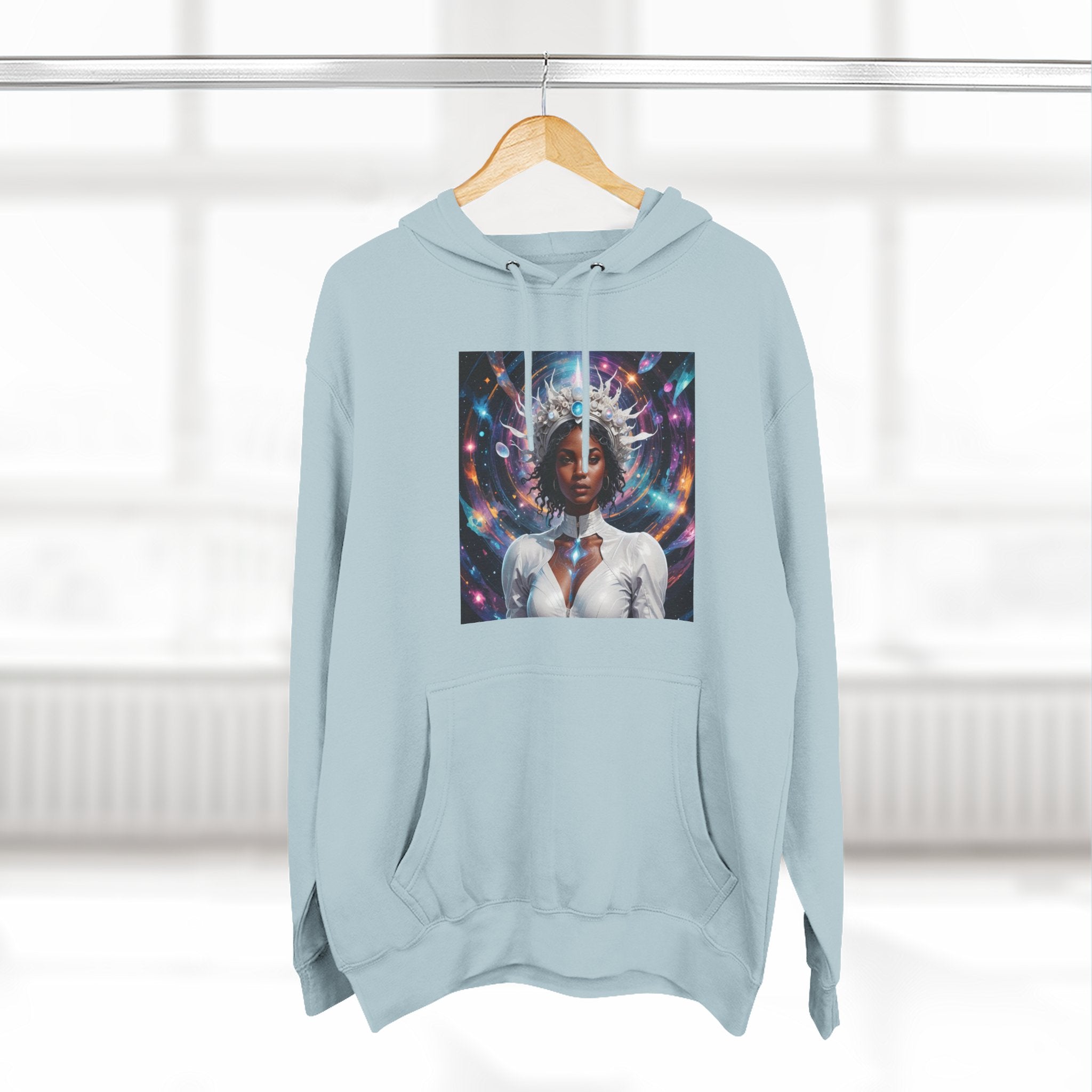 Stardust Soul Three-Panel Fleece Hoodie | Cosmic Art Pullover, Inspirational Gift, Unique Hoodie for Women, Spiritual Apparel, [...]