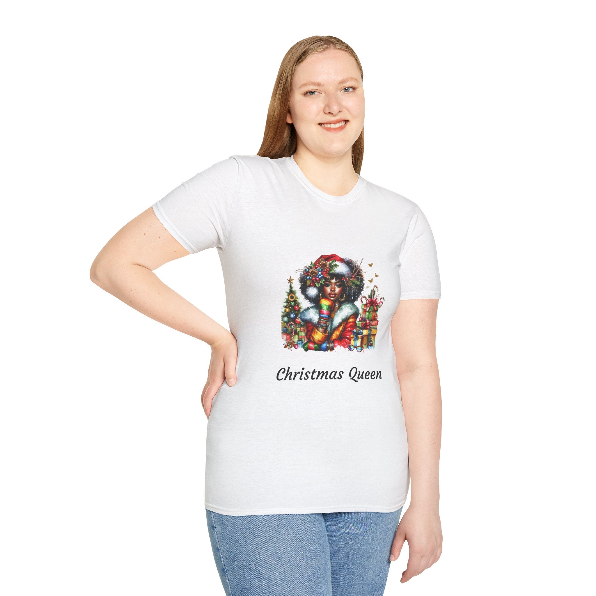 Queens of Christmas Cozy T-Shirt — “Jesus Is the Light of the World”