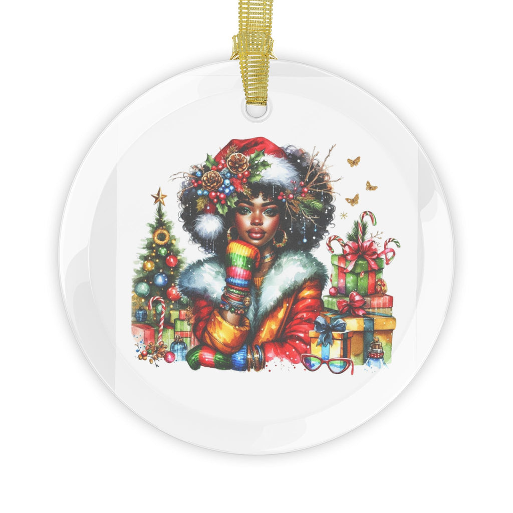 Queens of Christmas Glass Ornament — 'Beauty & Christmas Magic' Holiday Decor