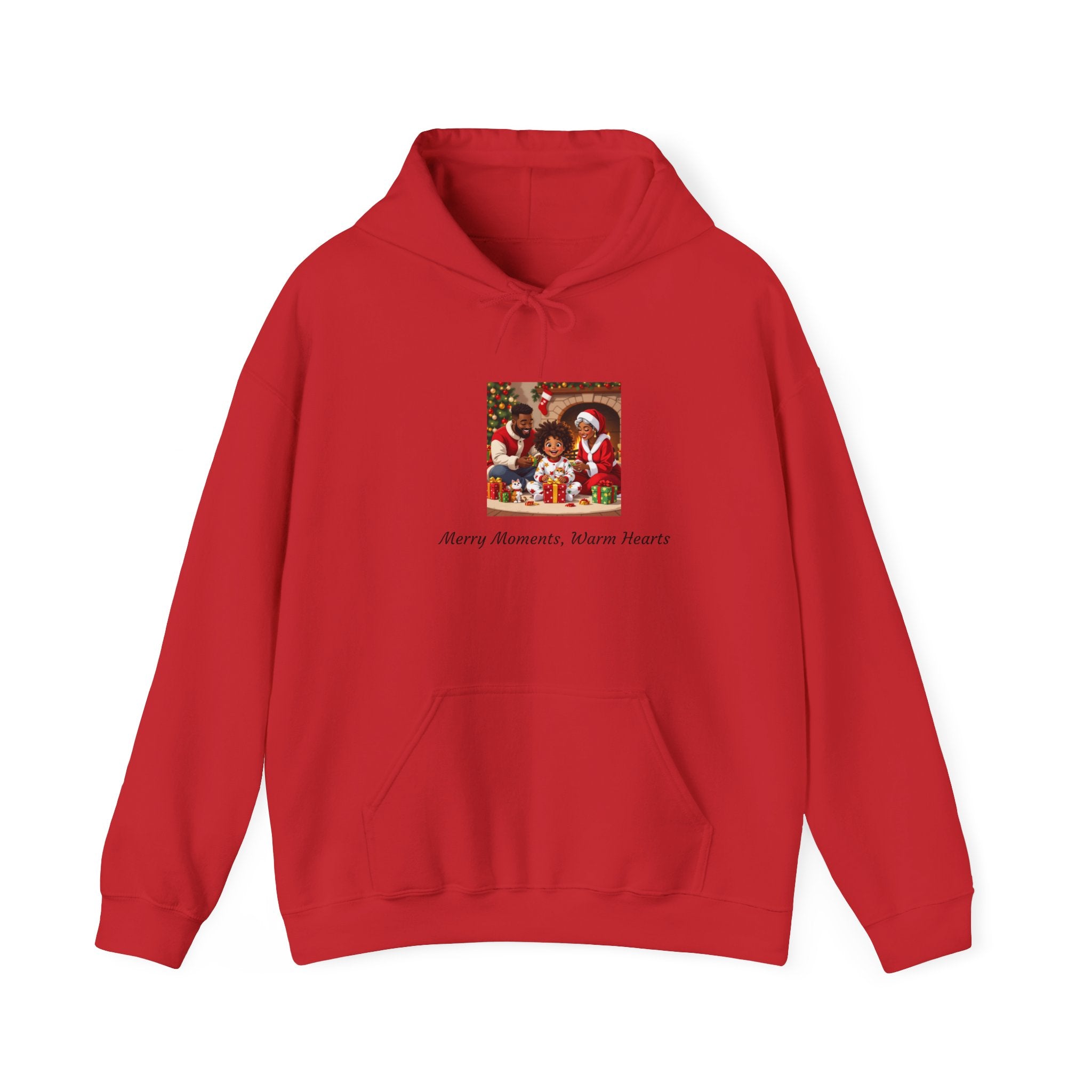 Cozy Holiday Sweatshirt | Merry Moments, Warm Hearts | Gift for Him, Her | Christmas Hoodie, Festive Apparel, Winter Wear