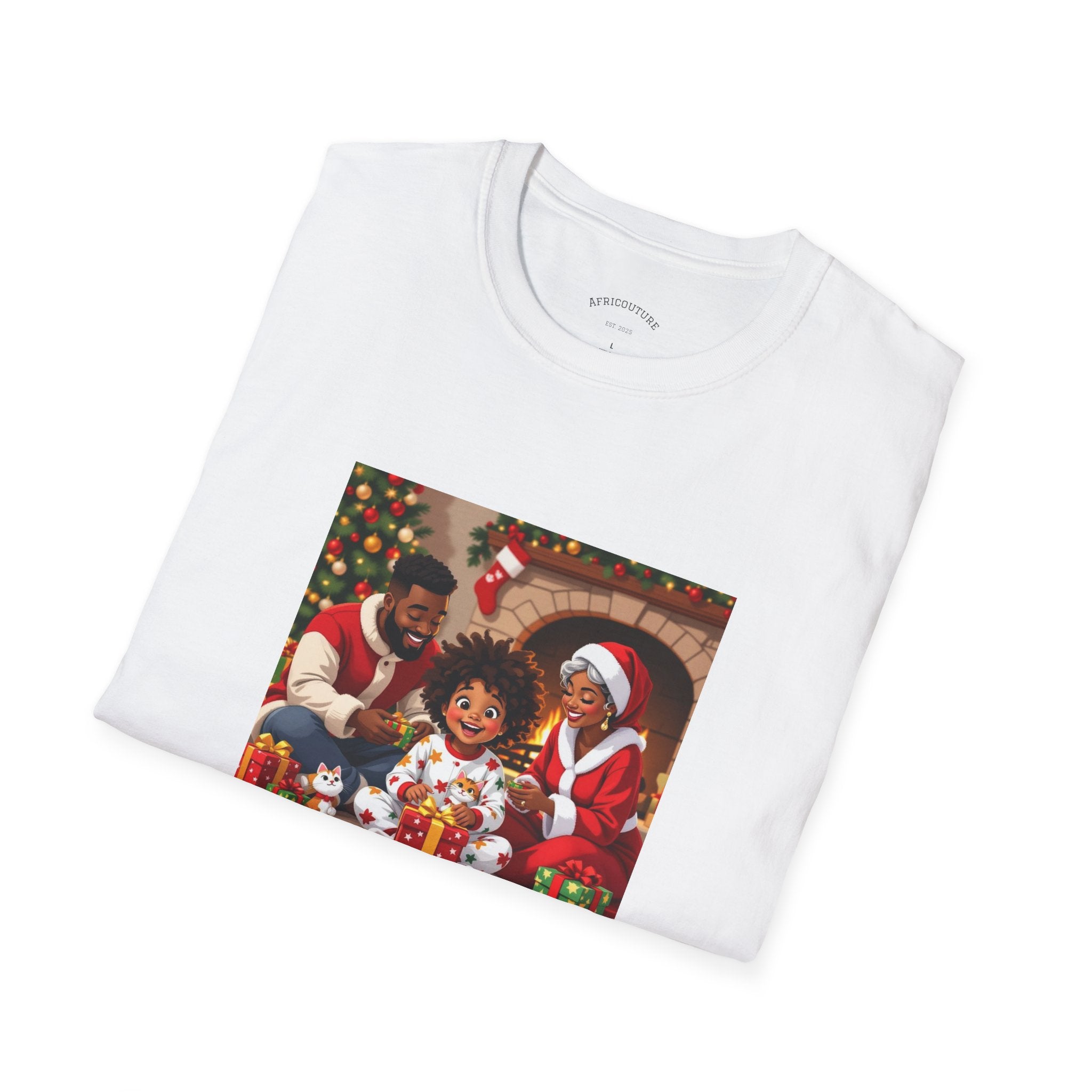 Christmas Family Moments T-Shirt | Softstyle Unisex Tee | Holiday Gift | Merry Moments | Warm Hearts