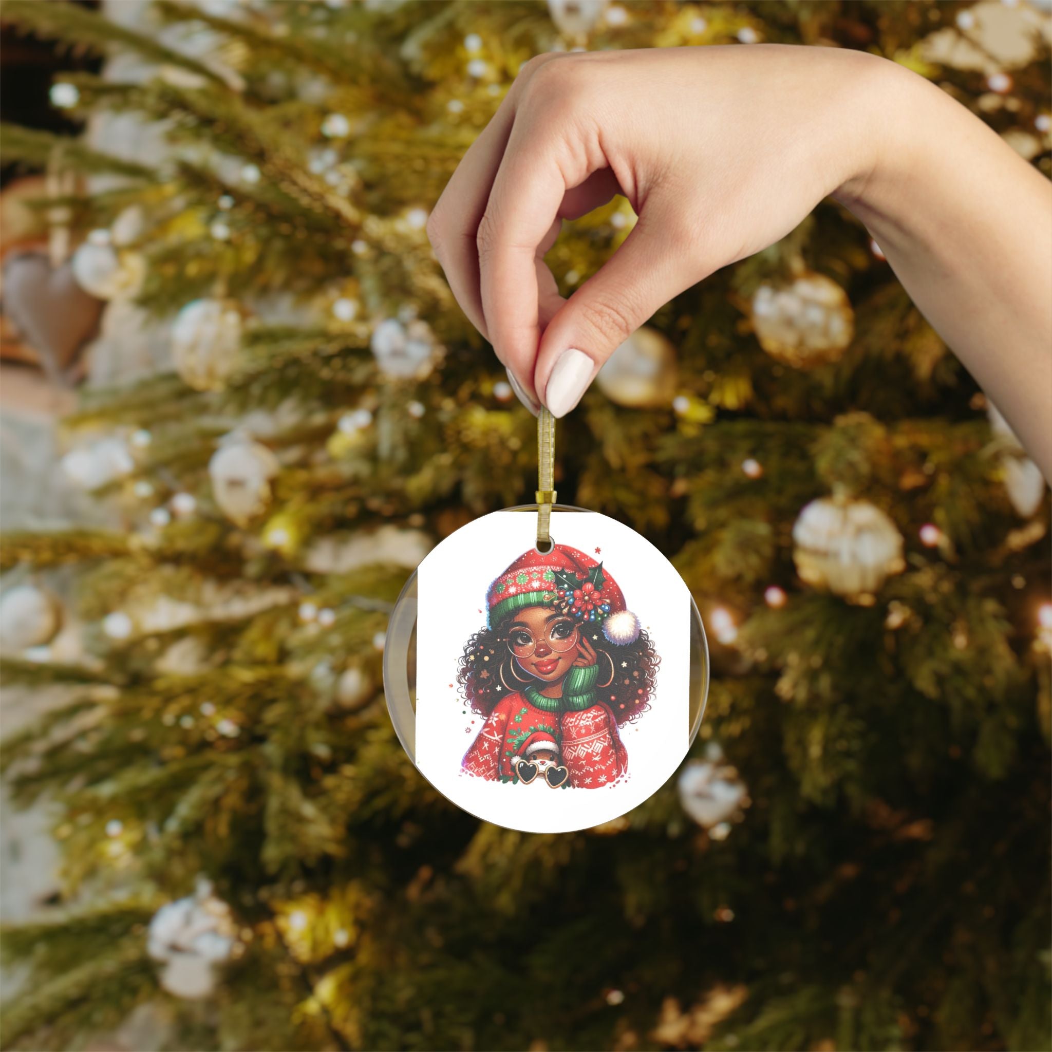 Festive Glass Ornaments, Christmas Decor, Holiday Decorations, Personalized Gifts, Character Designs, Tree Ornaments