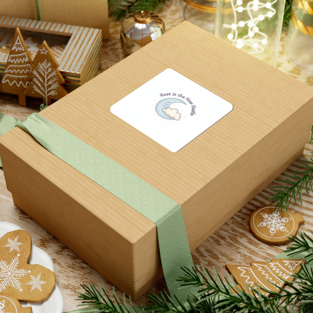 Whimsical Self-Care Kiss-Cut Stickers — Encouraging Positive Vibes