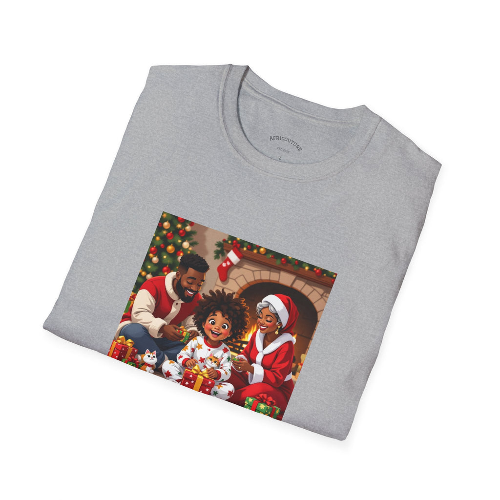 Christmas Family Moments T-Shirt | Softstyle Unisex Tee | Holiday Gift | Merry Moments | Warm Hearts