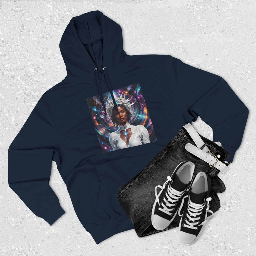 Stardust Soul Three-Panel Fleece Hoodie | Cosmic Art Pullover, Inspirational Gift, Unique Hoodie for Women, Spiritual Apparel, [...]